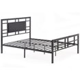 thumbnail image 1 of Pemberly Row Queen Metal Bed in Black, 1 of 4