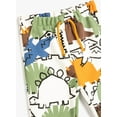 thumbnail image 3 of Koton Dinosaur Sweatpants with Pocket Tie Waist Drape, EU 6 - 9 Months Size in Ecru for Boys, 3 of 3
