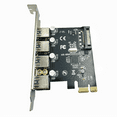 thumbnail image 3 of Carte d'Extension USB 3.0 PCI-E 4 Ports PCI Express PCIe Adaptateur Hub USB 3.0 5Gbps Rallonge Contrôleur avec Alimentation SATA, 3 of 5