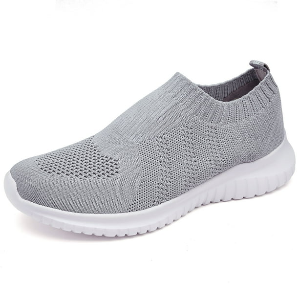 Konhill Women's Walking Shoes Slip On Casual Comfortable Mesh Work