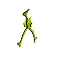 thumbnail image 2 of CHUANK Alien Ball Green Legs Durable Dog Squeaky Toy, 2 of 8