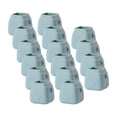thumbnail image 2 of 16 protectores de patas Gloria Doble capa antideslizante para mesa comedor mueble sofá Cuadrado y Azul, 2 of 9