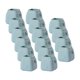 thumbnail image 2 of 16 Uds. de protectores de suelo de pata de silla de silicona pequeños, cubiertas de patas de silla gruesas, protectores de patas de silla para tocador Cuadrado y Azul perfecl Cubierta de la pierna del piso, 2 of 8