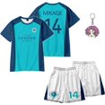 thumbnail image 1 of SodaMeow Blue Lock Jersey PXG/FC Barcha/Ubers/Manshine City Nagi Rin Blue Lock Camisa y pantalones de anime Bachira Cosplay, 1 of 3