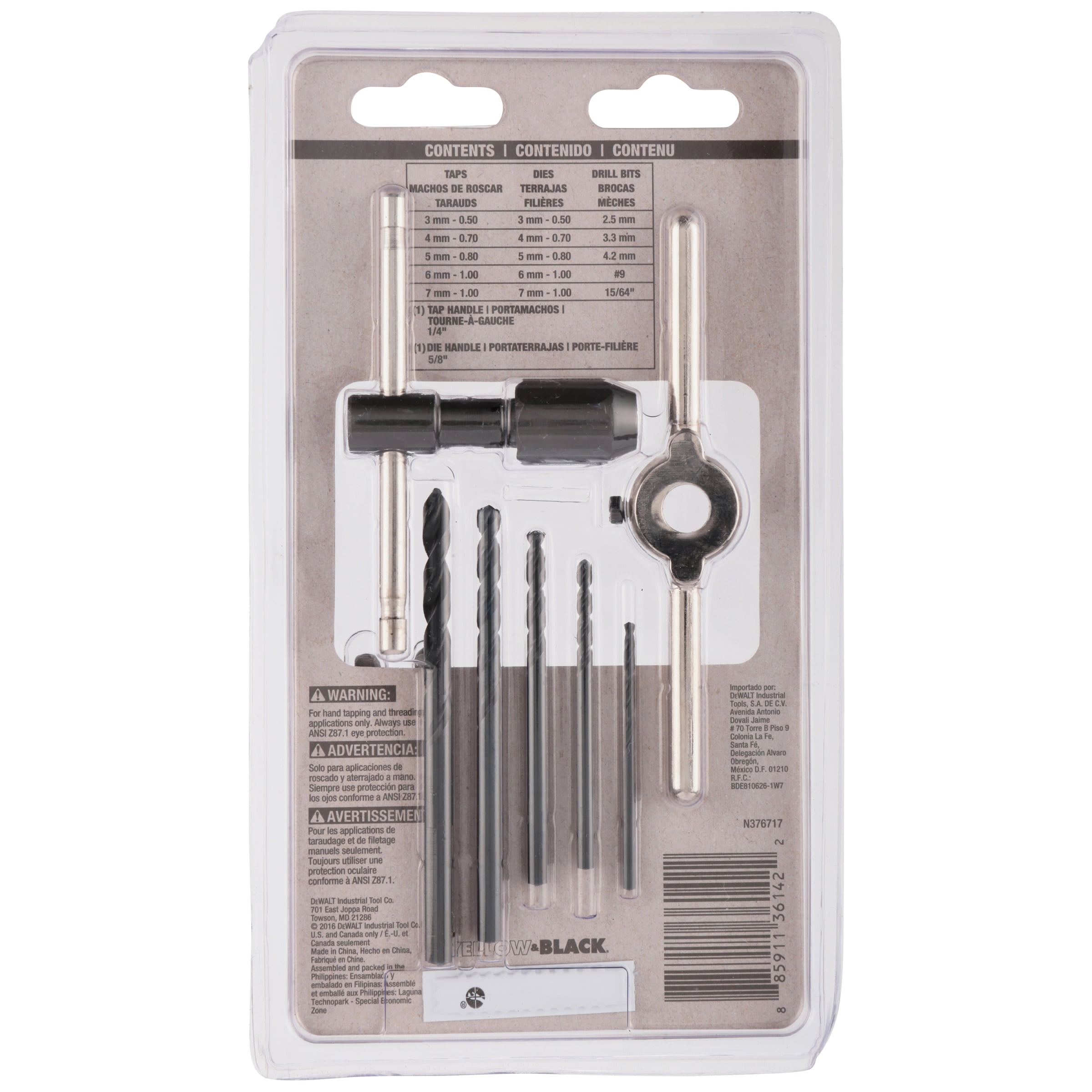 Dewalt metric tap 2024 and die set