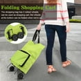 thumbnail image 6 of Shopping Trolley Bag, Reusable Portable Collapsible Shopping Bags, Foldable Shopping Cart with Wheels Grocery Bag Extra Large Utility Tote Bag for Travel Shopping Camp, 6 of 9