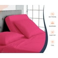 thumbnail image 3 of SGI Bedding Egyptian Cotton Top Split Sheet Set Solid Adjustable Bed 39" Split Head Cal King 600 TC 15" Deep Hot Pink, 3 of 9