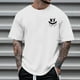 thumbnail image 4 of Camisetas de Cuello de la Tripulación de los Hombres de Poliéster Impreso en Seco Rápido, Cuello Redondo de Corte 3D para Gimnasio, Carrera, Ciclismo Y Ocasional, 4 of 4