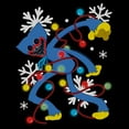 thumbnail image 2 of Boys Poppy Playtime Huggy Wuggy Christmas Lights T Shirt, 2 of 5