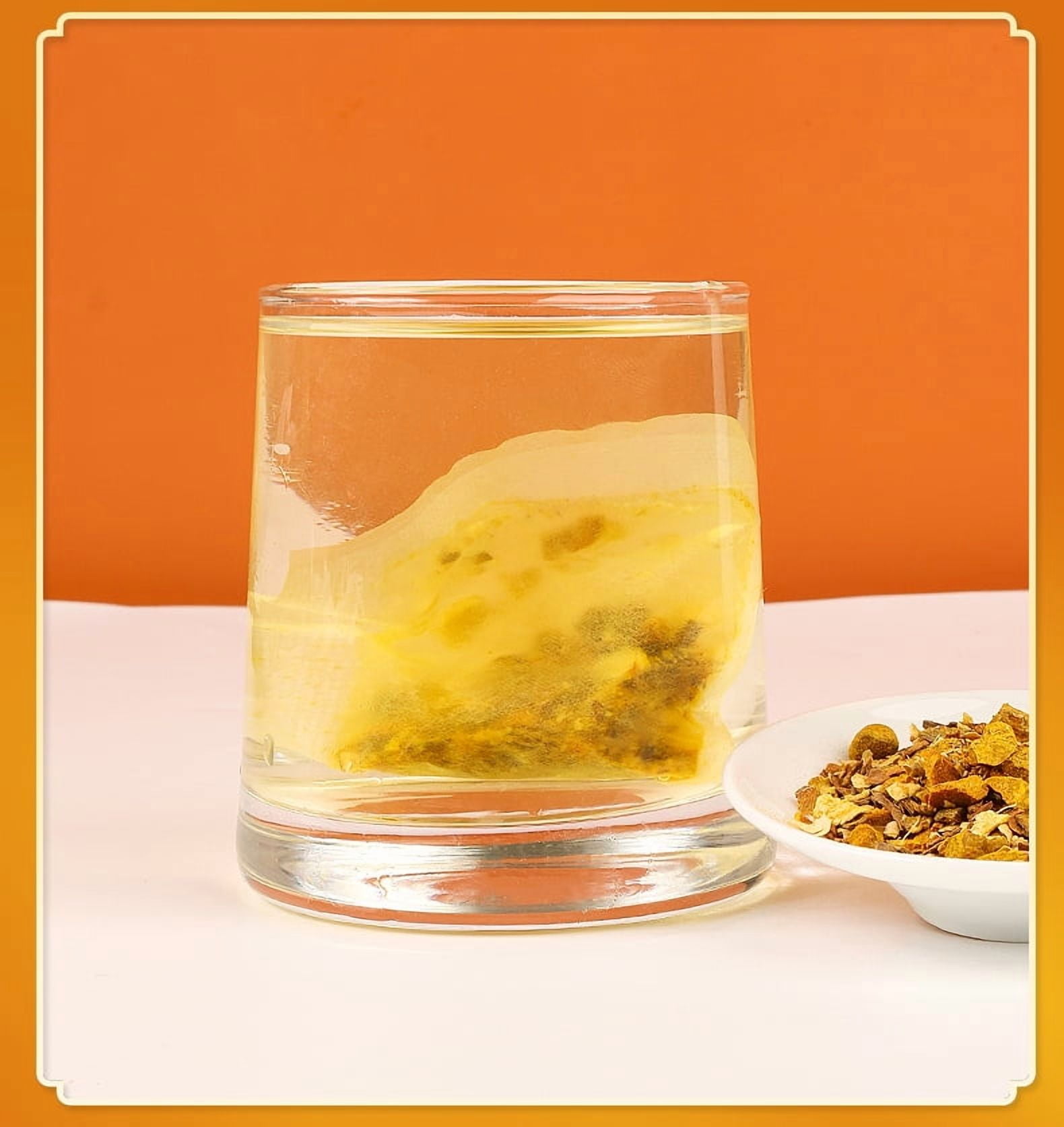 180 Premium Turmeric, Ginger, Cinnamon Blend Tea Bags, 100% Natural & No Additives & Caffeine Free.