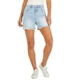 thumbnail image 2 of Style & Co Womens Frayed Denim Shorts Dreamcatch 16, 2 of 3