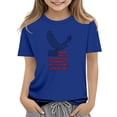 thumbnail image 3 of Afuyipoi Independence Day Kids T-Shirt July 5th Patriotic Graphic Tee Summer Shirt Print Youth Holiday Celebration Apparel Dark Blue Size 3-4 Years, 3 of 6
