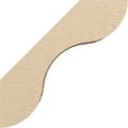 thumbnail image 3 of Ekena Millwork 5"W x 18"D x 18"H Carmel Rough Cedar Woodgrain TimberThane Knee Brace, Primed, 3 of 6