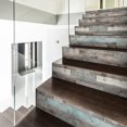 thumbnail image 1 of Funlife 14 Tiras De Pegatinas Para Escaleras, Autoadhesivas, De Vinilo, Para Escaleras, Decoración De Murales Para Escalones, 39.37 X 7.09 Pulgadas, Color Azul Fresco, 1 of 1