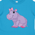 thumbnail image 4 of Inktastic Cute Purple Hippo Girls Toddler T-Shirt, 4 of 5