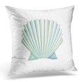 thumbnail image 1 of BOSDECO Detailed of Scallop Shell Ocean Mollusk Object Underwater World Colorful Seashell Graphic Design Pillowcase Pillow Cover Cushion Case 20x20 inch, 1 of 1