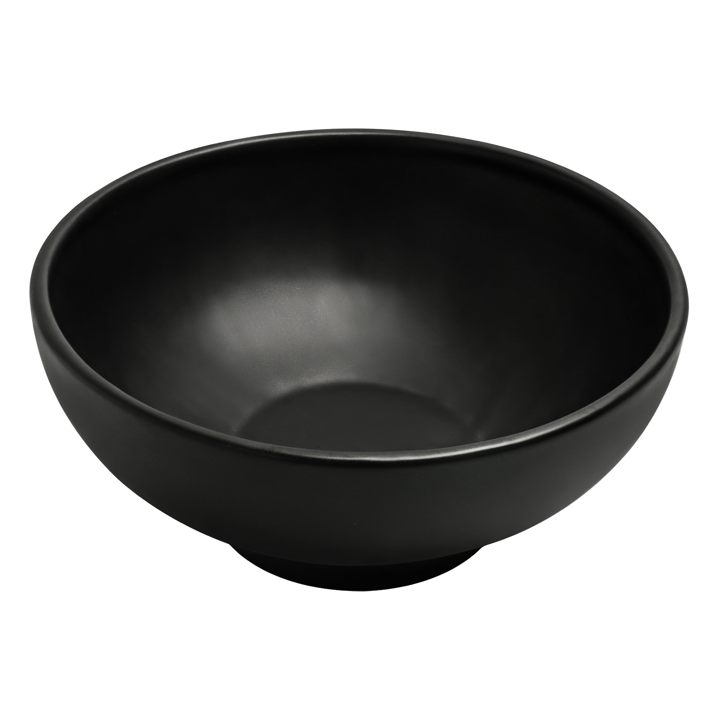 (4 pack) Better Homes & Garden Matte Black Round Ceramic 9.4" Decorative Bowl