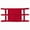 MultiColor, variant on Gatsby 4-212584 36-48 in. Nylon Stall Guard with Closed Center - Red