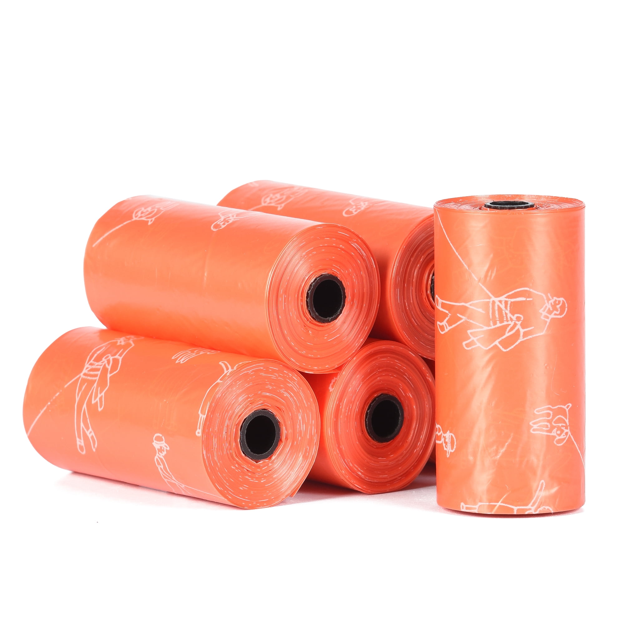 Glad for Pets Large Dog Waste Bags, Scented, Tear-Resistant, 6 Rolls | 90 Bags Total