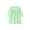 Light Green, variant on Kids Dress Long Sleeve Elegant Solid Color Cozy Adorable Classic for Fall and Casual Dress Set
