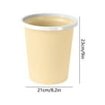 thumbnail image 4 of Bowayaoa Small Plastic Bathroom Trash Can with Pressure Ring, 9 Inch Garbage Can for Kitchen Office, Modern Wastebasket with Hanging Ear, Easy Clean Trash Bin, 4 of 7