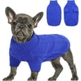 thumbnail image 1 of Queenmore Suéter navideño para perros, jersey de punto, ropa navideña para perros, traje navideño para perros con cuello alto, suéteres cálidos para perros pequeños, niños o niñas M, 1 of 4