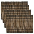 thumbnail image 4 of Saro Lifestyle Striped Water Hyacinth Placemat (Set of 4), 4 of 4
