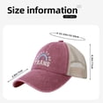 thumbnail image 4 of Proud to be Trans LGBT Gay Pride Cowboy Hat Men Vintage Mesh Baseball Cap Women Dad Hat Sun Hat Trucker Hat Black, 4 of 8