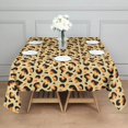 thumbnail image 2 of Leopard Print Square Tablecloth 60x60in(152x152cm) – Waterproof Polyester Printed Table Cover, Wrinkle Resistant & Washable for Kitchen Dining Picnic Party Decor, 2 of 6