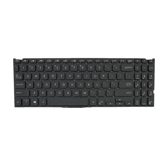 Reemplazo de para computadora portátil con diseño . UU. para VivoBook V5000D V5000F fl8700 Componentes sin marco Durable Premium Luz de fondo negra shamjiam Teclado de computadora portátil