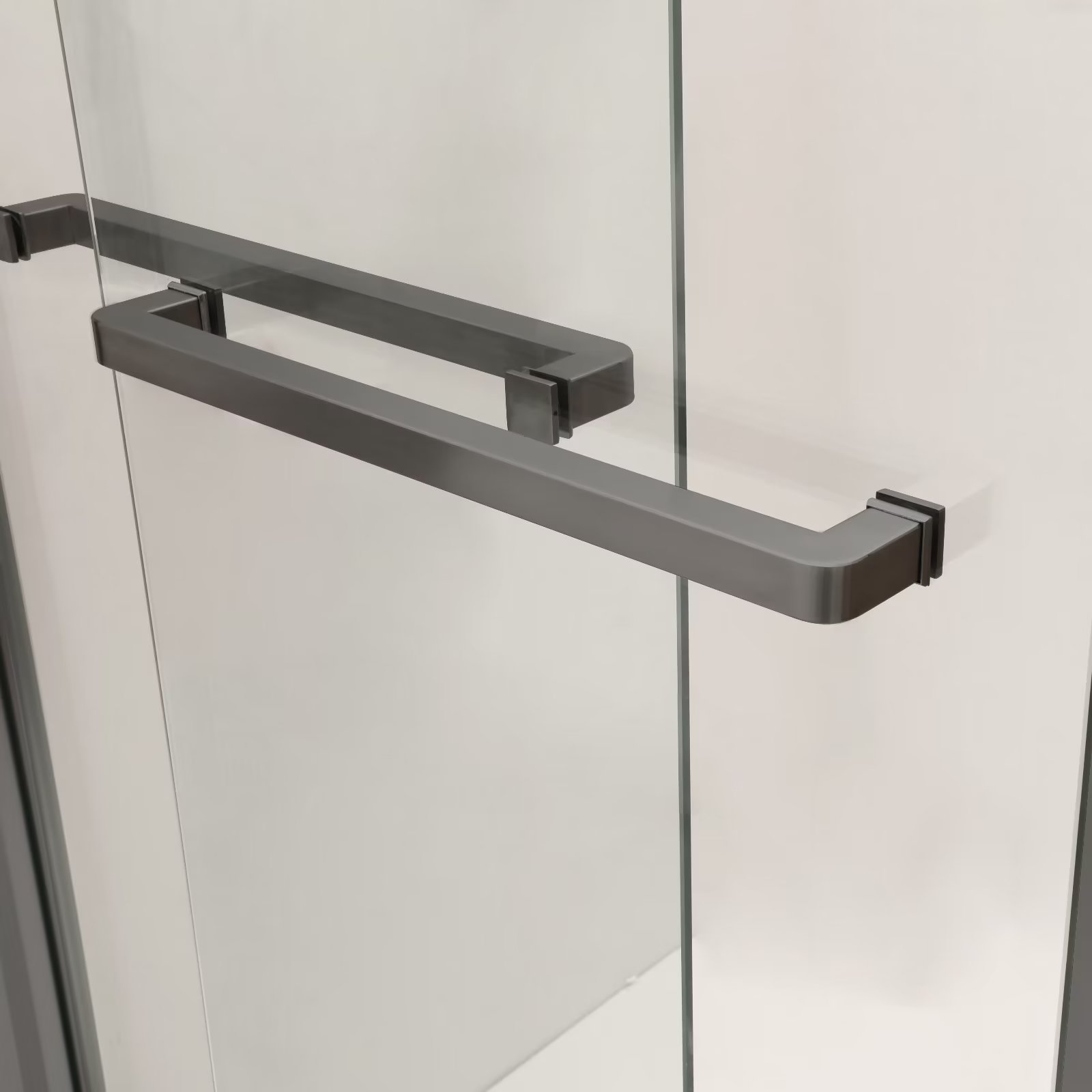 ELEGANT Sliding Shower Door 48 in. W x 76 in. H Sliding Shower Enclosure  with 3/8 in. Clear Tempered…See more ELEGANT Sliding Shower Door 48 in. W x