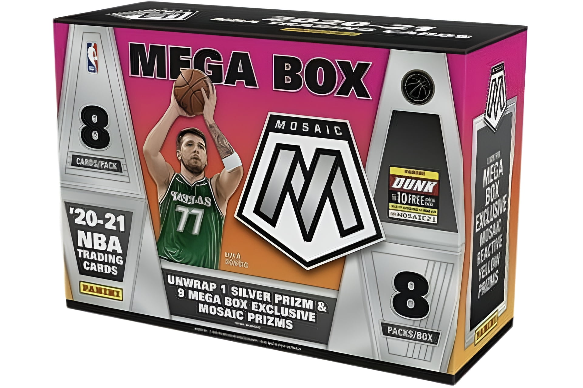 Panini Mosaic 20-21 NBA Cards Mega Box with Packs - Walmart.com