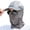 Gray, variant on Unisex Sun Protective Face Cover, UV Sun Protection Mask with Foldable Hat, Ice Silk Veil for Summer Outdoor Hiking Gardening