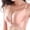 Bra-A63Pink, variant on Push up Bra for Women Massage Strap Support Lifting Soft Wireless Bras Comfortable Padded Breathable Everyday Back Smoothing Wirefree Style