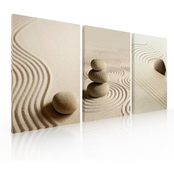 Set de 3 Cuadros decorativos Ideas Creativas para Sala recámara arena