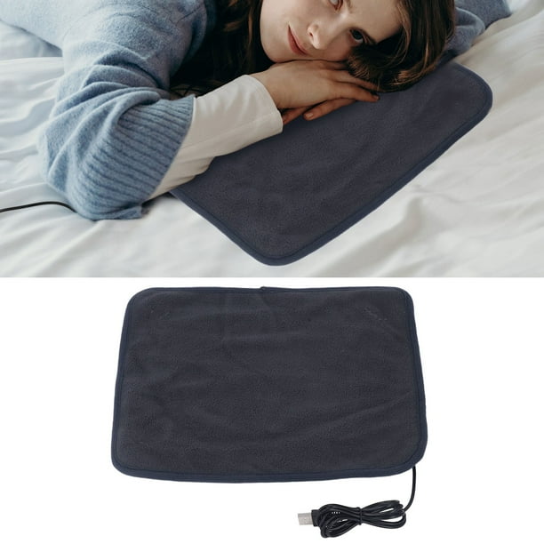 Almohadilla Térmica USB, 3 Engranajes de Temperatura almohadilla Térmica Portátil Almohadilla Térmica Recargable Con Temporalaciónón Almohadillas Térmicas Eléctricas para