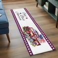 thumbnail image 4 of 4th of July Washable Area Rug 2 x 6 ft God Bless USA, Soft Non Slip Rugs Stain Repellent Indoor Felt Carpet for Living Dining Room Bedroom Home Office, 4 of 9