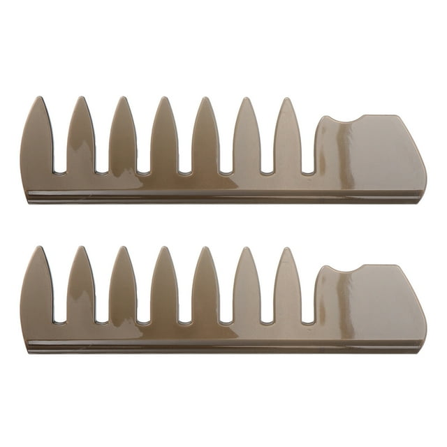 MasteelfCA 2pcs Men Oil Slick Comb Styling Hair Brush Barber Hairdressing Accessories