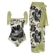 thumbnail image 1 of Traje De Baño Damas Traje De Baño Damas 2 Piezas De Traje De Baño De Playa Para Mujer Con Cordones Y Vestido Para Deportes (Verde Tinta 3Xl), 1 of 9
