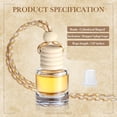thumbnail image 2 of Ambientador BBTO para coche, botella de perfume colgante de cristal, 50 unidades, 2 of 6