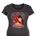 thumbnail image 3 of Marvel Spider-Man - Mary Jane Valentine - Maternity Scoop Neck Graphic T-Shirt, 3 of 5