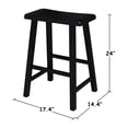 thumbnail image 6 of Bowery Hill Contemporary 23. 75" Counter Stool in Black Finish, 6 of 6