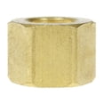 thumbnail image 4 of 5 Pack 1/2" Compression Nut Hex Shape 11/16"-20 Thread Size Solid Brass Fitting, 4 of 4