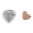 thumbnail image 2 of chaungfeng Lovely Heart Shaped Silicone Candle Molds, Love Mold for DIY Party Candle, Wax Plaster Casting Soap Candy Craft Making Decor, 2 of 4