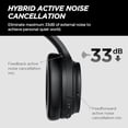 thumbnail image 2 of tapaxis Auriculares híbridos con cancelación activa de ruido Auriculares inalámbricos Bluetooth Auriculares inalámbricos sobre la oreja con graves profundos, llamadas claras, ajuste cómodo, tiempo de, 2 of 5