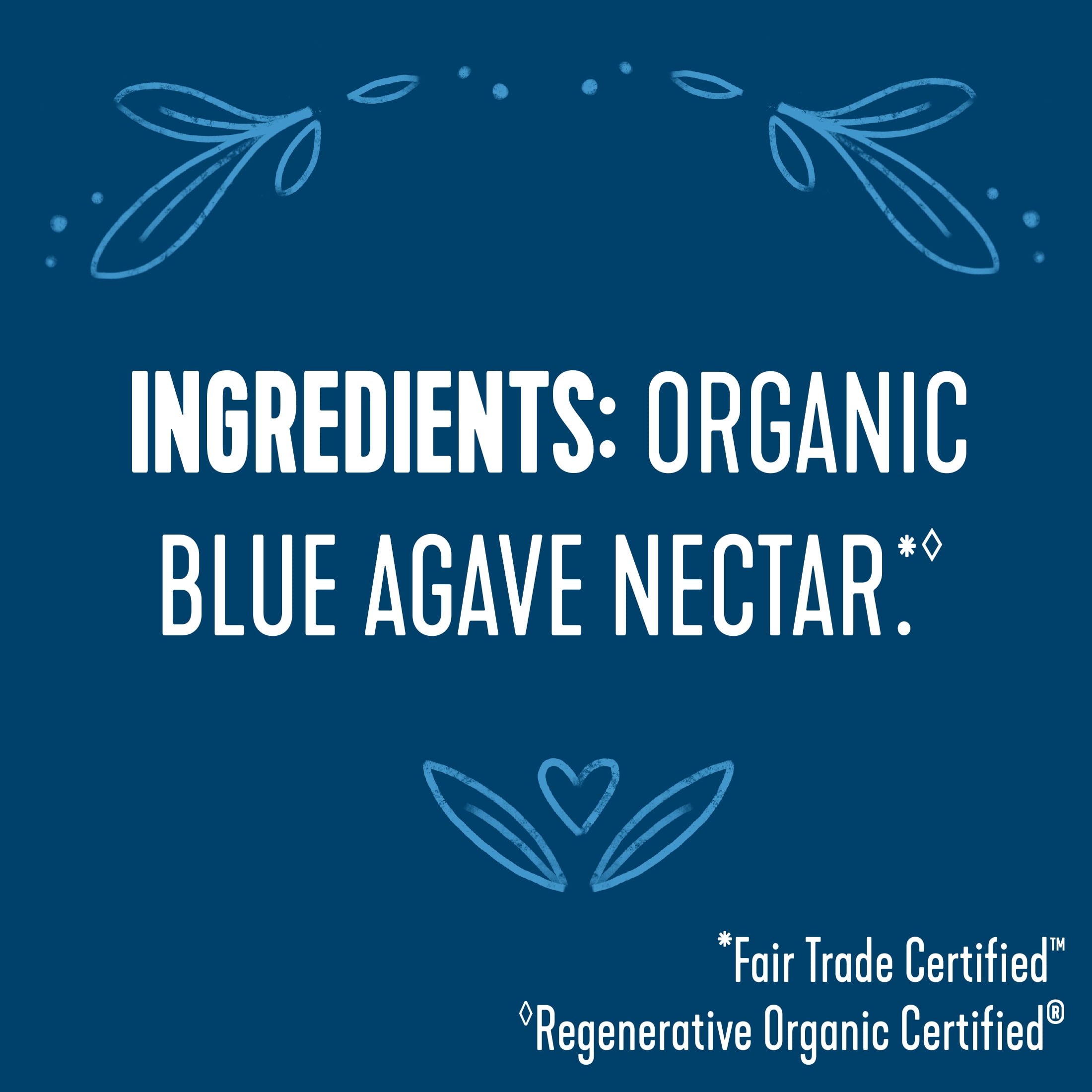 Wholesome Regenerative Organic Blue Agave Nectar, Fair Trade Sweetener for  Margaritas & Cocktails, 36oz Bottle