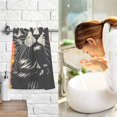 thumbnail image 7 of Cat Flowers Hand Towel Bath Towels Face Towels Cotton Absorbent for Home Hotel Spa Swimming Yoga Sports, 7 of 7