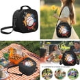 thumbnail image 6 of Uorisanigo Baseball Print School Backpack with Lunch Box Pencil Bag Pen Case Sports Bottle Cover, Set of 4, Large Capacity Travel Rucksack for Sports, Camping, Outdoor, 6 of 7