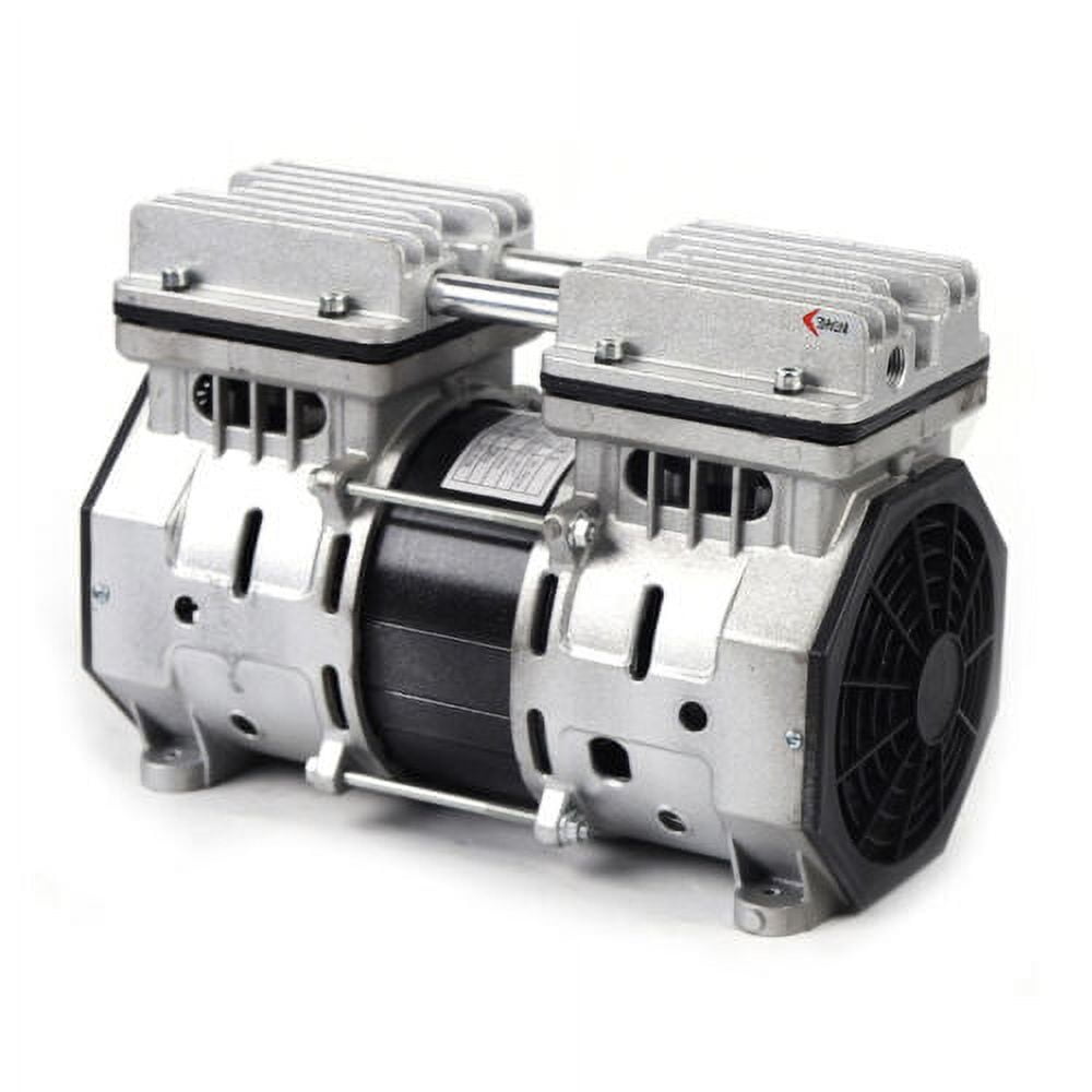 Oilless Vacuum Pump | Industrial Oil-Free Piston Vacuum Pump W/Filter BEST SELL