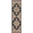 thumbnail image 6 of Hauteloom Roseglen Living Room, Bedroom Patio Outdoor Area Rug - Traditional - Black, Sage, Dark Red - 7'3" x 10'6", 6 of 9